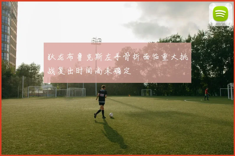狄龙布鲁克斯左手骨折面临重大挑战复出时间尚未确定